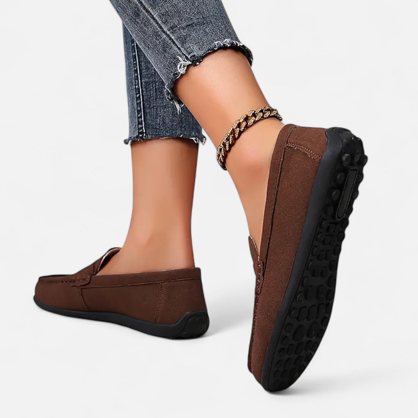 Maison Avenoire | Mocassins Femme Daim Élégance Intemporelle