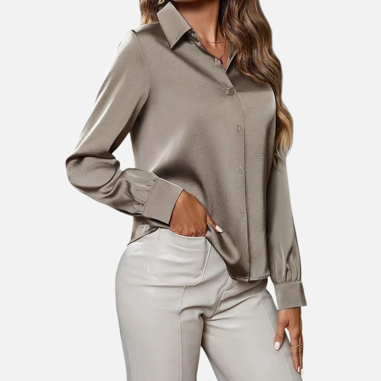 Maison Avenoire | Chemise Femme Col Classique Élégance Intemporelle