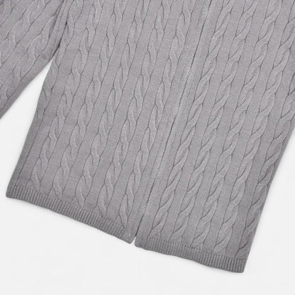 Maison Avenoire | Cardigan Femme Col Roulé Zippé Élégant