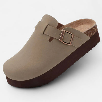 Maison Avenoire | Mules Femme Daim Semelle Liège Classiques