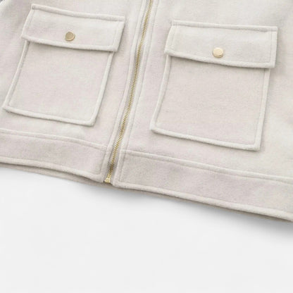 Maison Avenoire | Veste Femme Zippée Élégance Hivernale