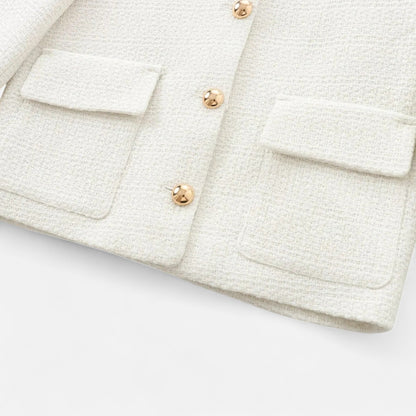 Maison Avenoire | Veste Femme Tweed Courte Élégance Classique