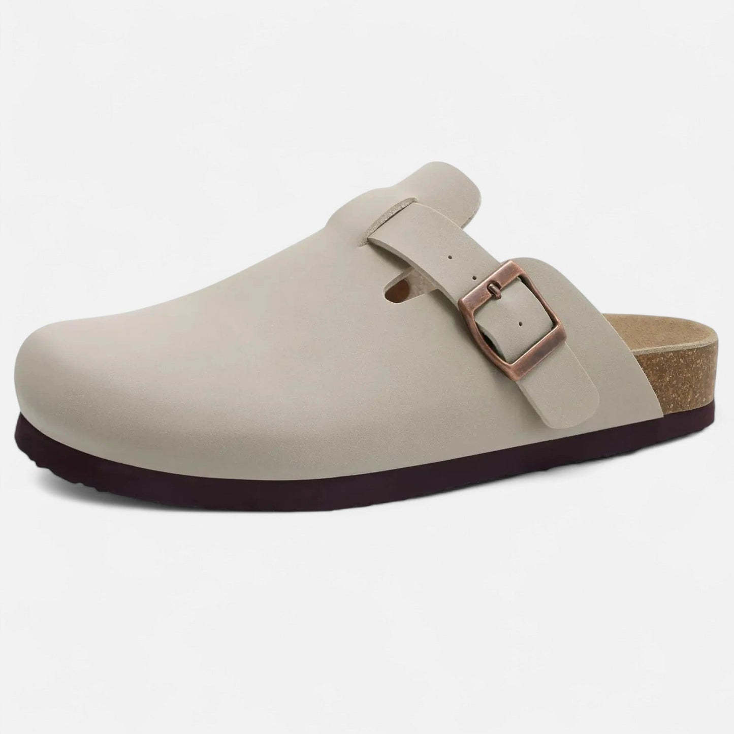 Maison Avenoire | Mules Femme Daim Semelle Liège Classiques