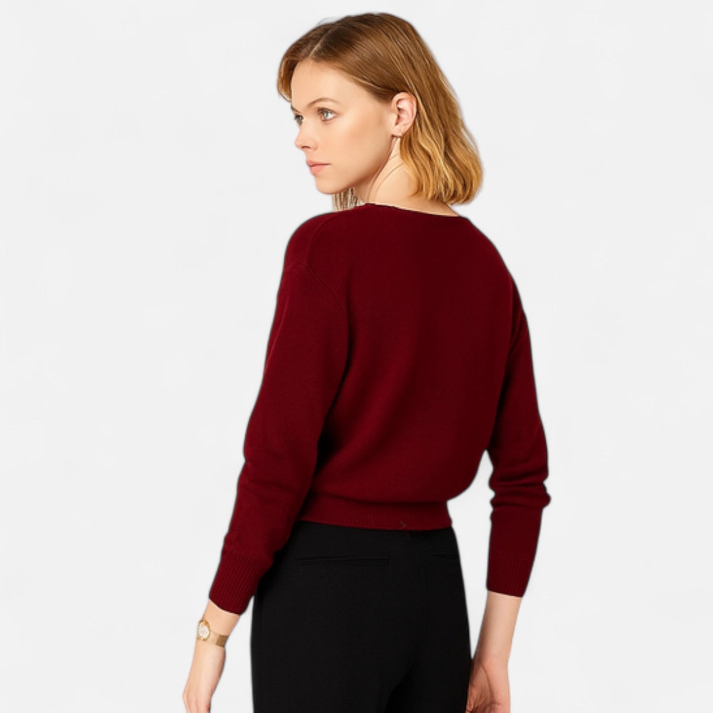 Maison Avenoire | Cardigan Femme Maille Col V Intemporel