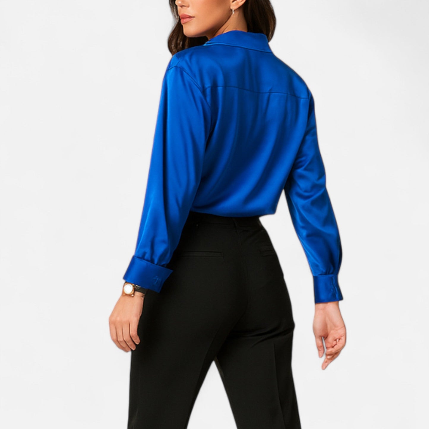 Maison Avenoire | Chemise Femme Slim Satin Héritage Classique