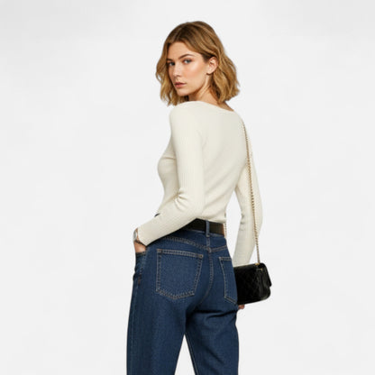 Maison Avenoire | Pull Femme Maille Col Rond Intemporel