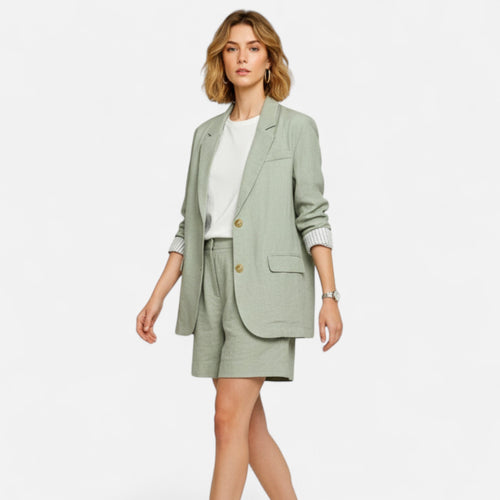 Maison Avenoire | Blazer Femme Lin Élégance Classique