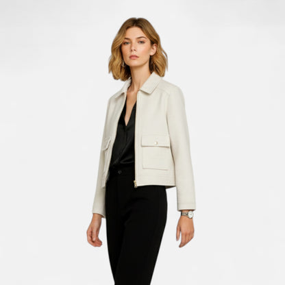 Maison Avenoire | Veste Femme Zippée Élégance Hivernale