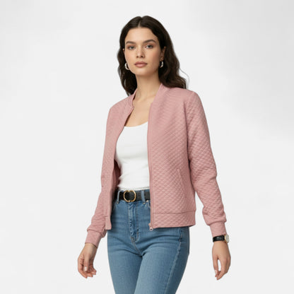 Maison Avenoire | Veste Femme Matelassée Zippée Élégante