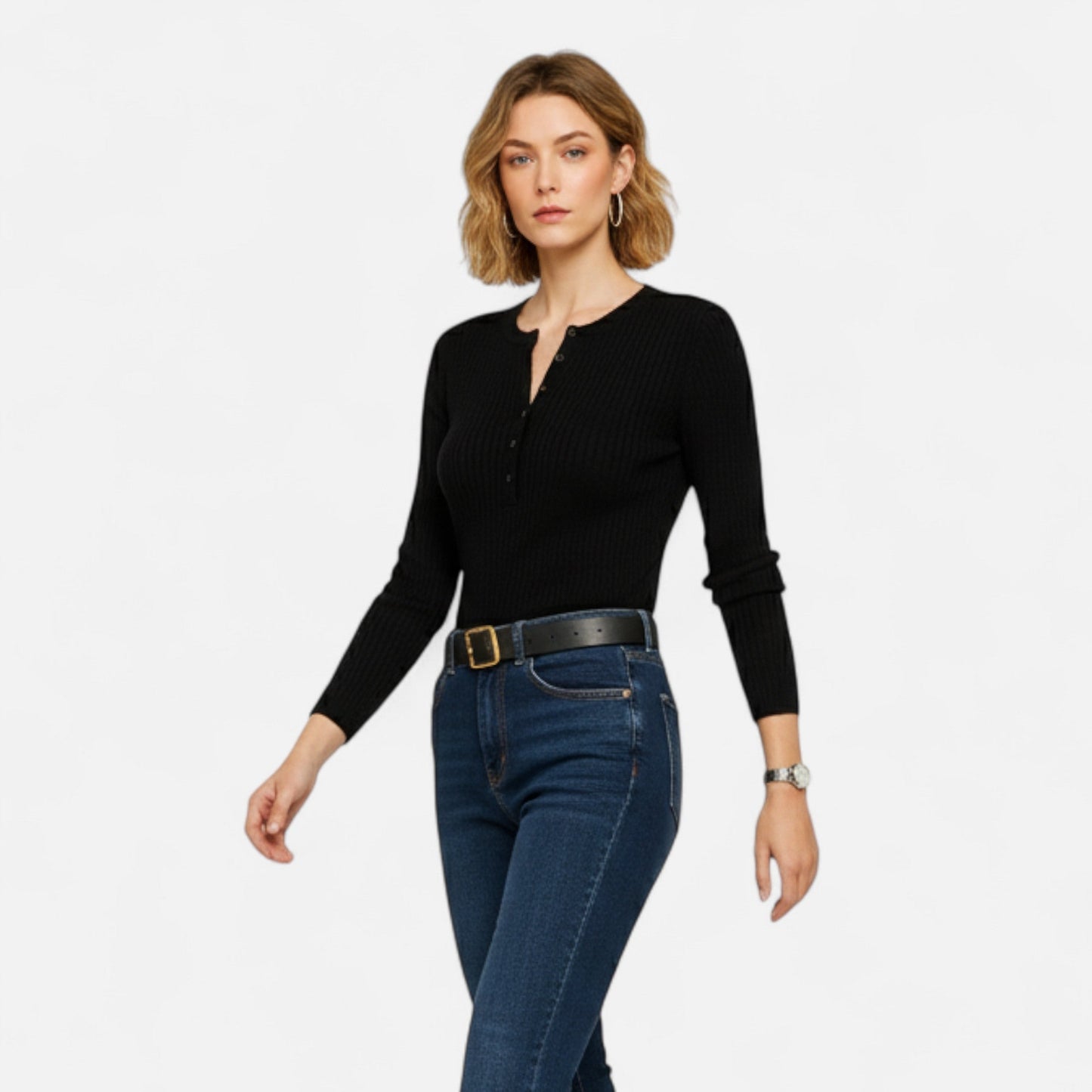 Maison Avenoire | Pull Femme Maille Col Rond Intemporel