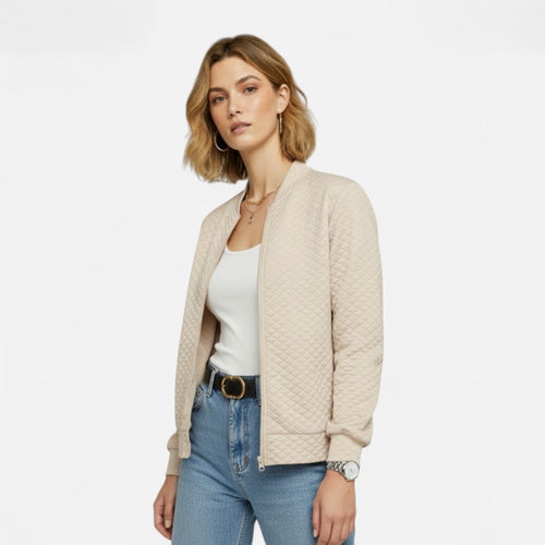 Maison Avenoire | Veste Femme Matelassée Zippée Élégante