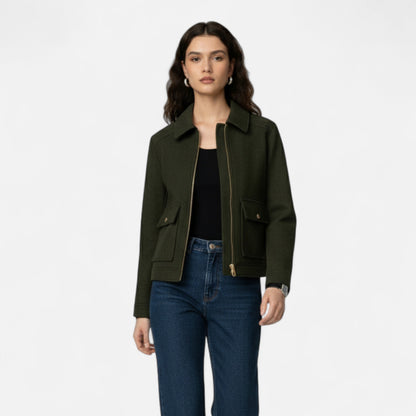 Maison Avenoire | Veste Femme Zippée Élégance Hivernale