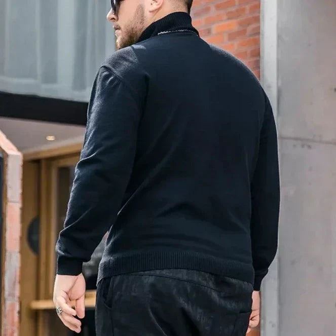 Pull Homme Grande Taille à Col Roulé Sampaio®