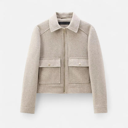 Maison Avenoire | Veste Femme Zippée Élégance Hivernale