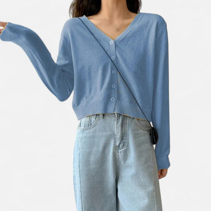 Maison Avenoire | Cardigan Femme Maille Col V Intemporel