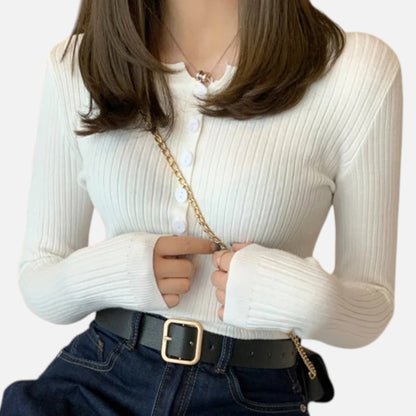 Maison Avenoire | Pull Femme Maille Col Rond Intemporel