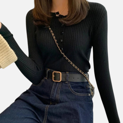 Maison Avenoire | Pull Femme Maille Col Rond Intemporel