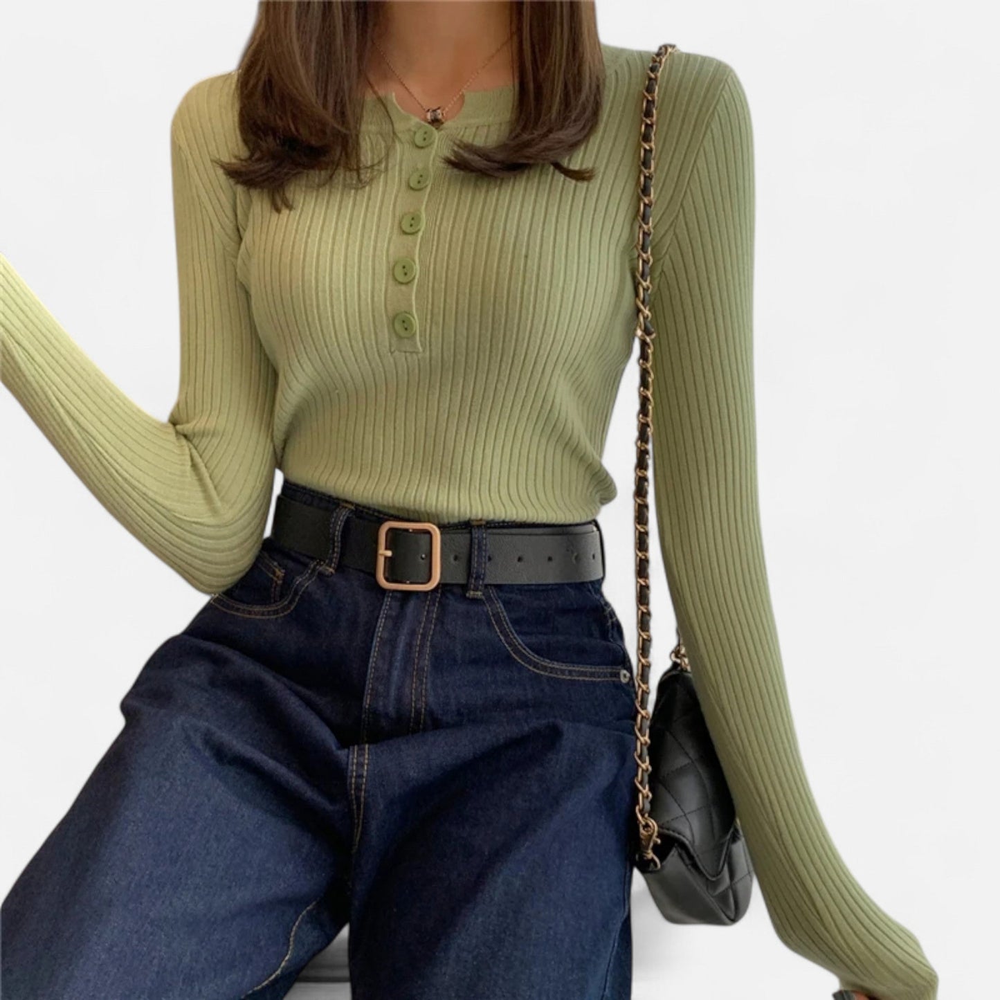 Maison Avenoire | Pull Femme Maille Col Rond Intemporel