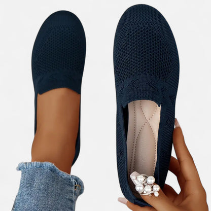 Maison Avenoire | Ballerines Femme Maille Bout Rond Élégantes