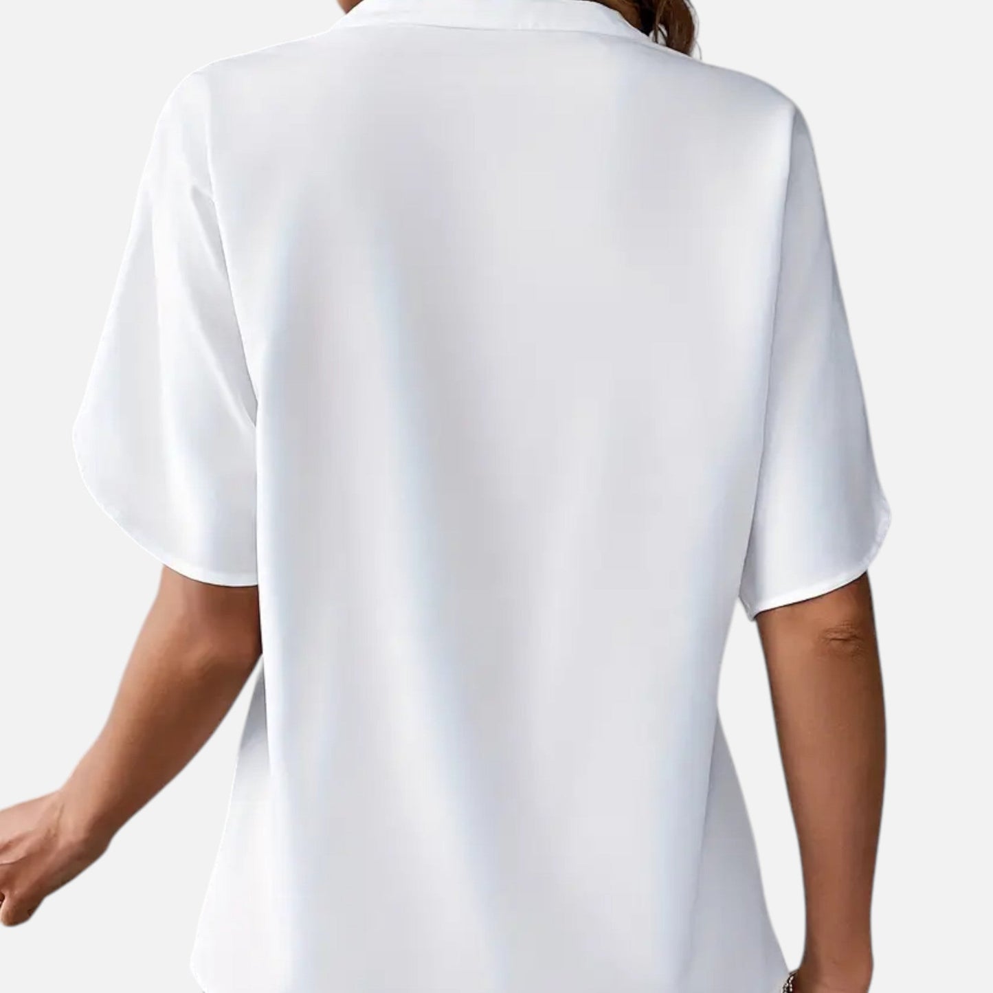 Maison Avenoire | Blouse Femme Col Fendu Élégance Intemporelle