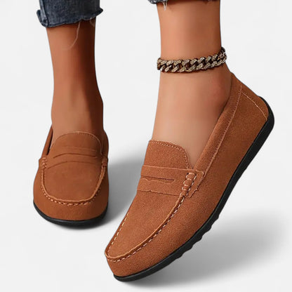 Maison Avenoire | Mocassins Femme Daim Élégance Intemporelle