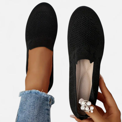 Maison Avenoire | Ballerines Femme Maille Bout Rond Élégantes