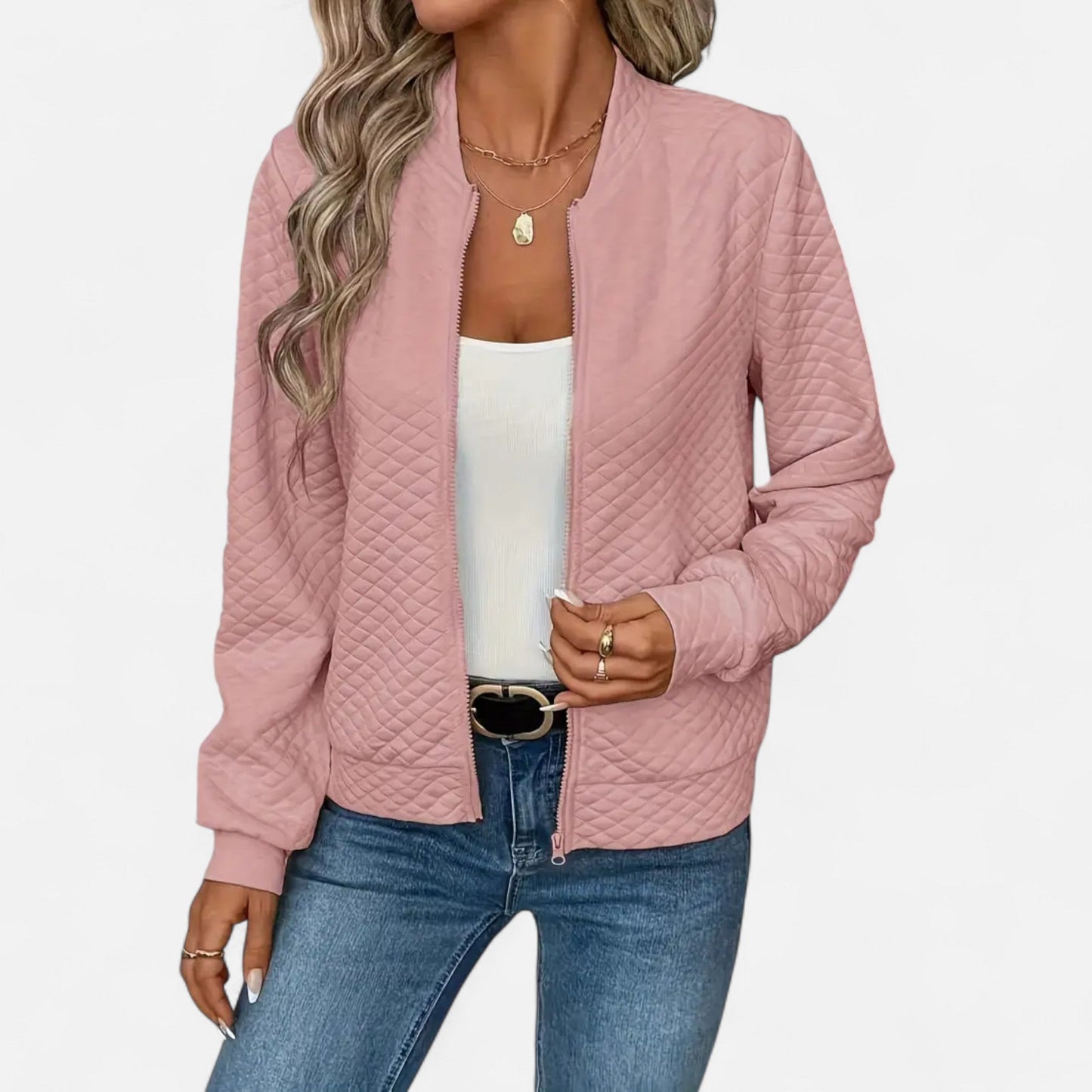 Maison Avenoire | Veste Femme Matelassée Zippée Élégante