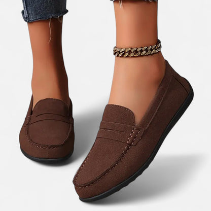 Maison Avenoire | Mocassins Femme Daim Élégance Intemporelle