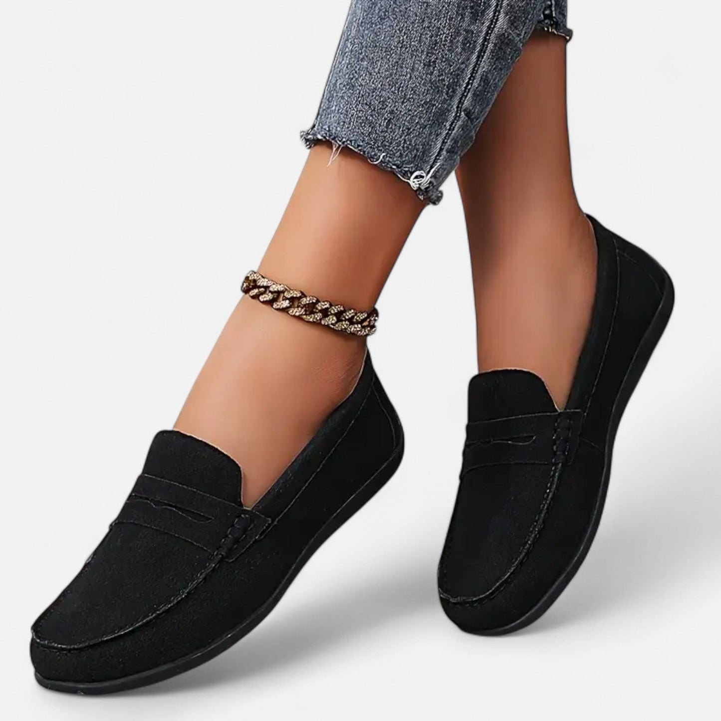 Maison Avenoire | Mocassins Femme Daim Élégance Intemporelle