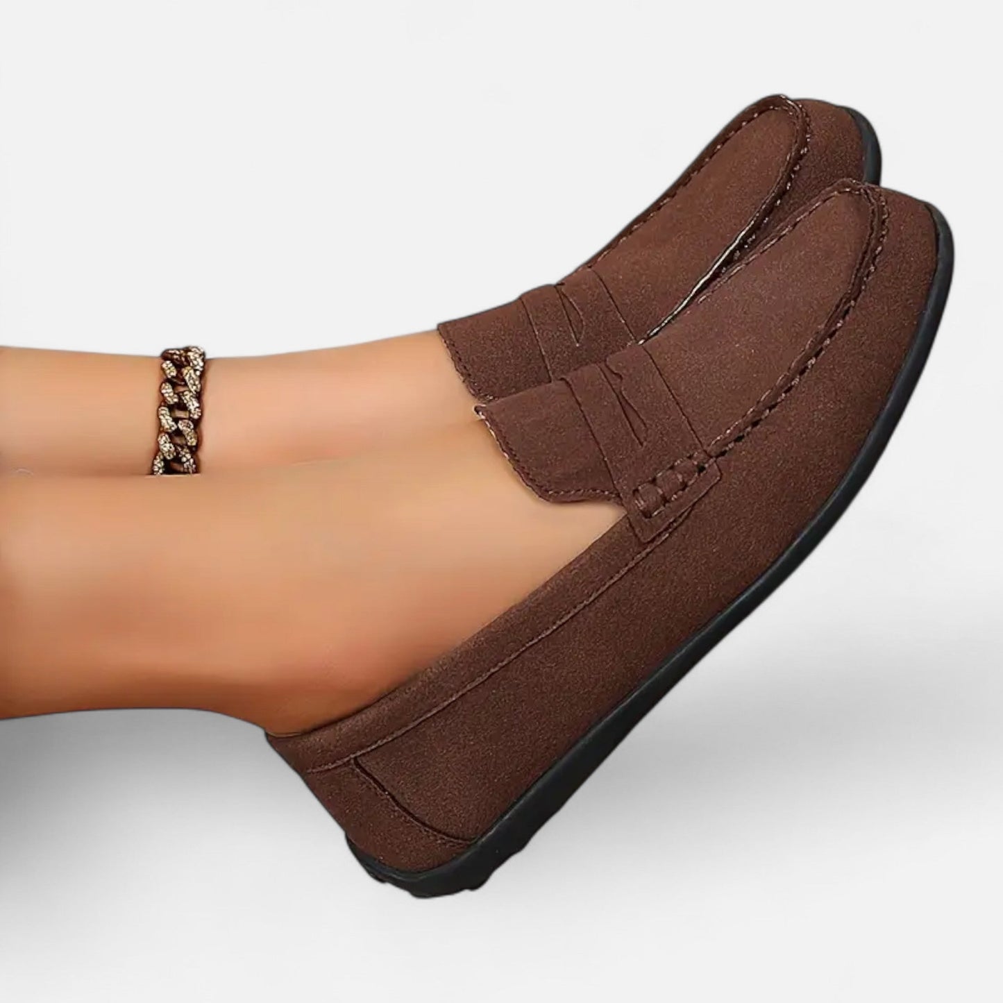 Maison Avenoire | Mocassins Femme Daim Élégance Intemporelle