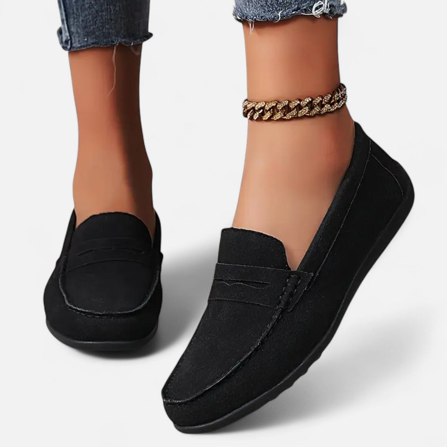 Maison Avenoire | Mocassins Femme Daim Élégance Intemporelle