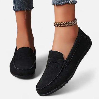 Maison Avenoire | Mocassins Femme Daim Élégance Intemporelle