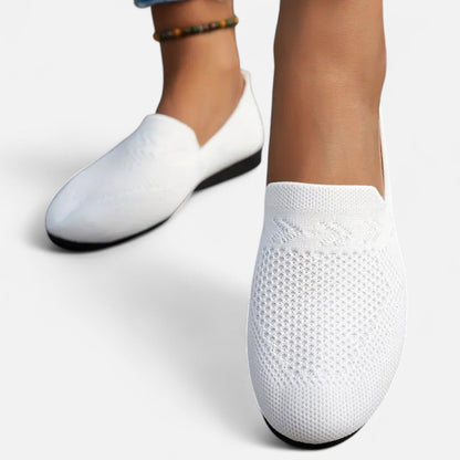 Maison Avenoire | Ballerines Femme Maille Bout Rond Élégantes