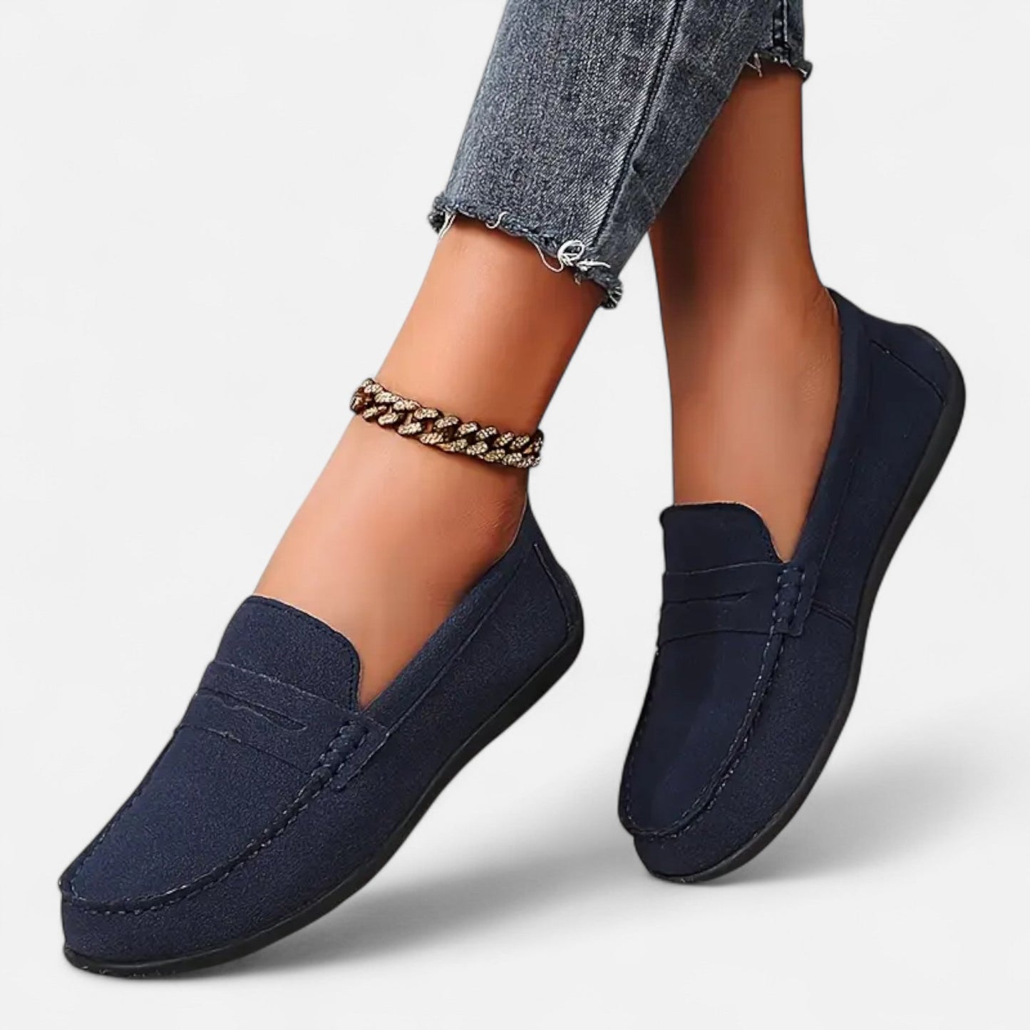 Maison Avenoire | Mocassins Femme Daim Élégance Intemporelle