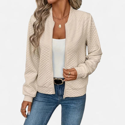 Maison Avenoire | Veste Femme Matelassée Zippée Élégante