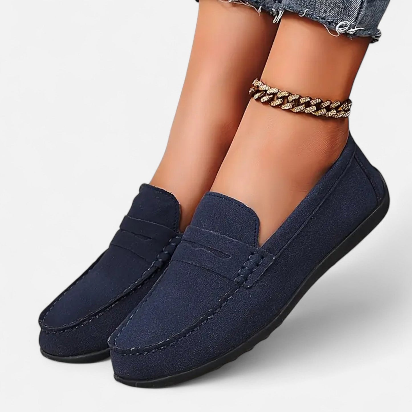 Maison Avenoire | Mocassins Femme Daim Élégance Intemporelle