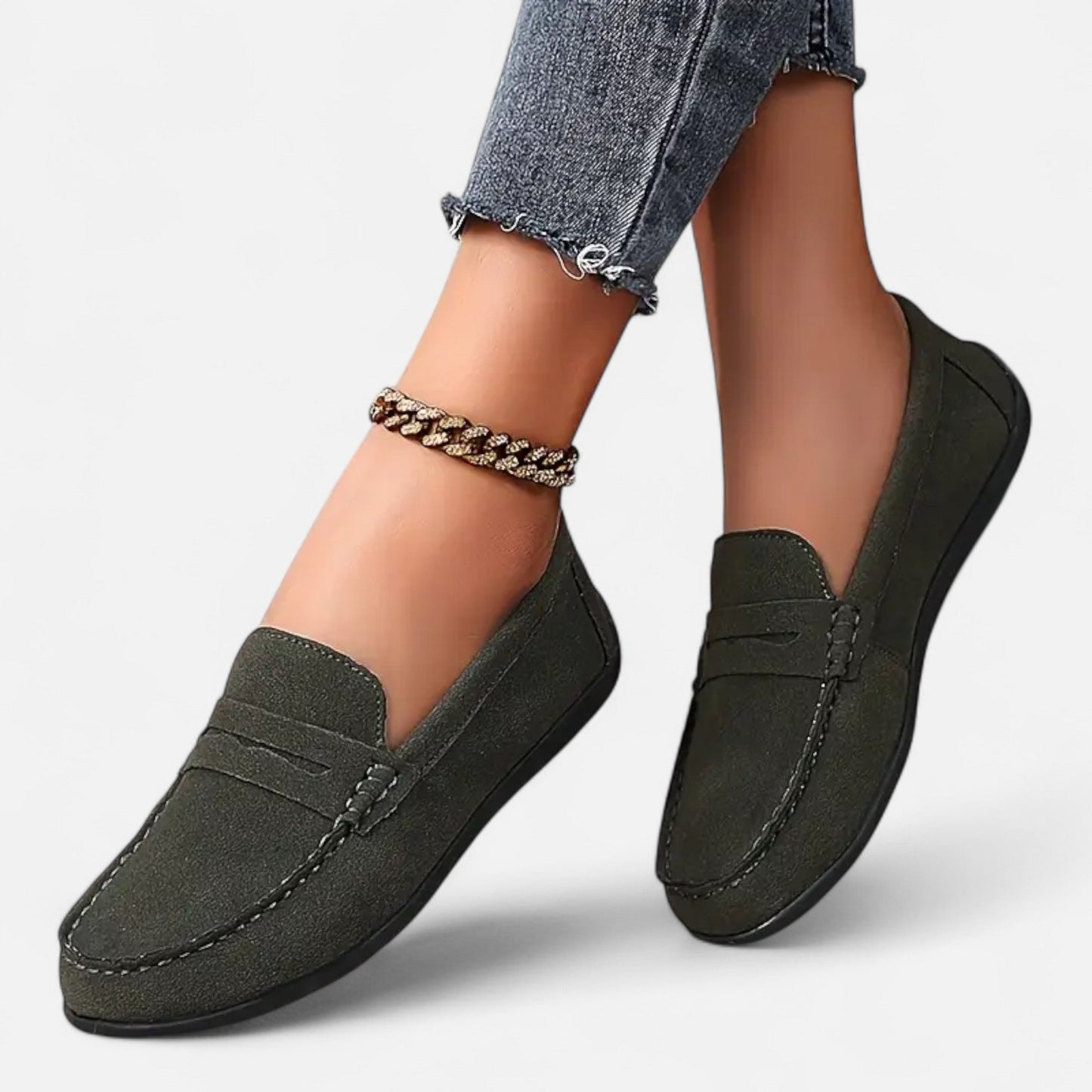 Maison Avenoire | Mocassins Femme Daim Élégance Intemporelle