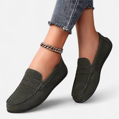 Maison Avenoire | Mocassins Femme Daim Élégance Intemporelle