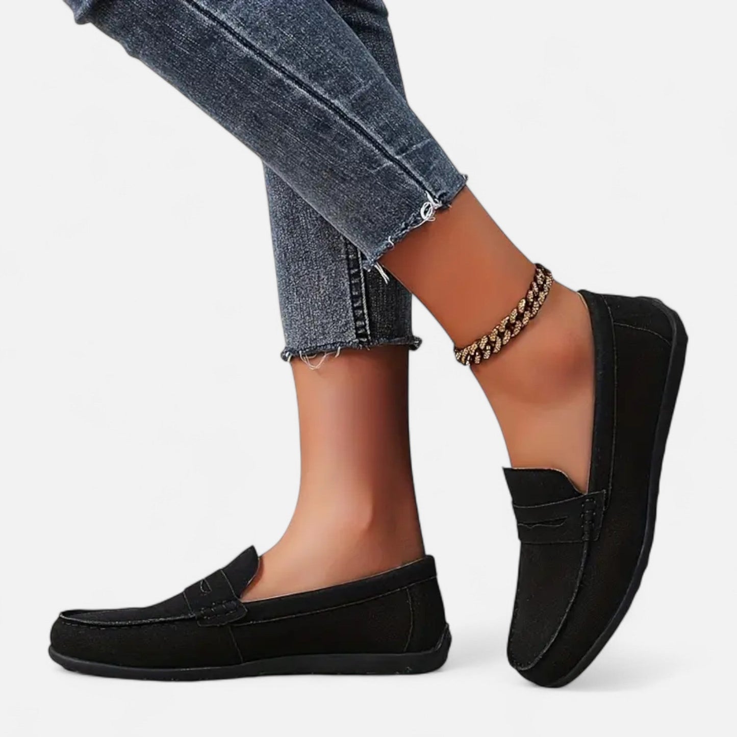 Maison Avenoire | Mocassins Femme Daim Élégance Intemporelle