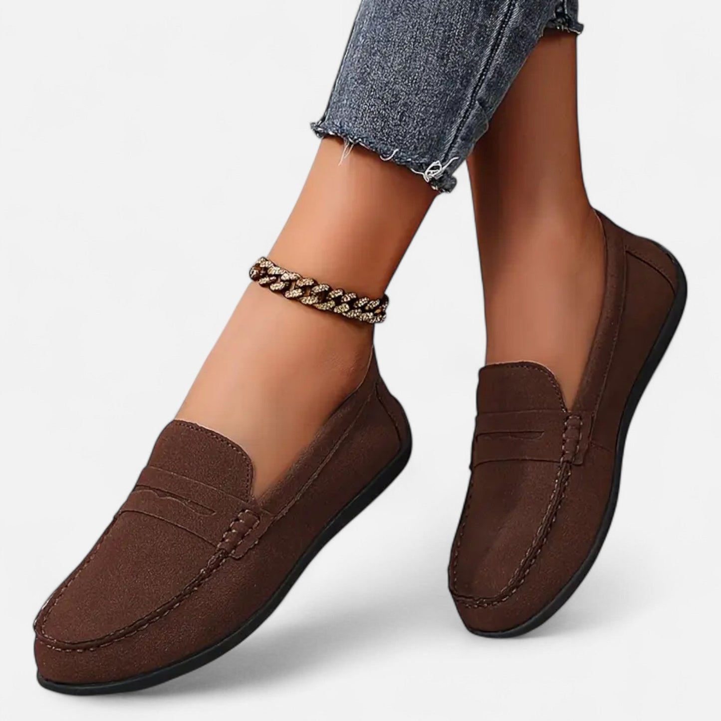 Maison Avenoire | Mocassins Femme Daim Élégance Intemporelle