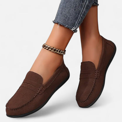 Maison Avenoire | Mocassins Femme Daim Élégance Intemporelle