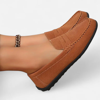 Maison Avenoire | Mocassins Femme Daim Élégance Intemporelle