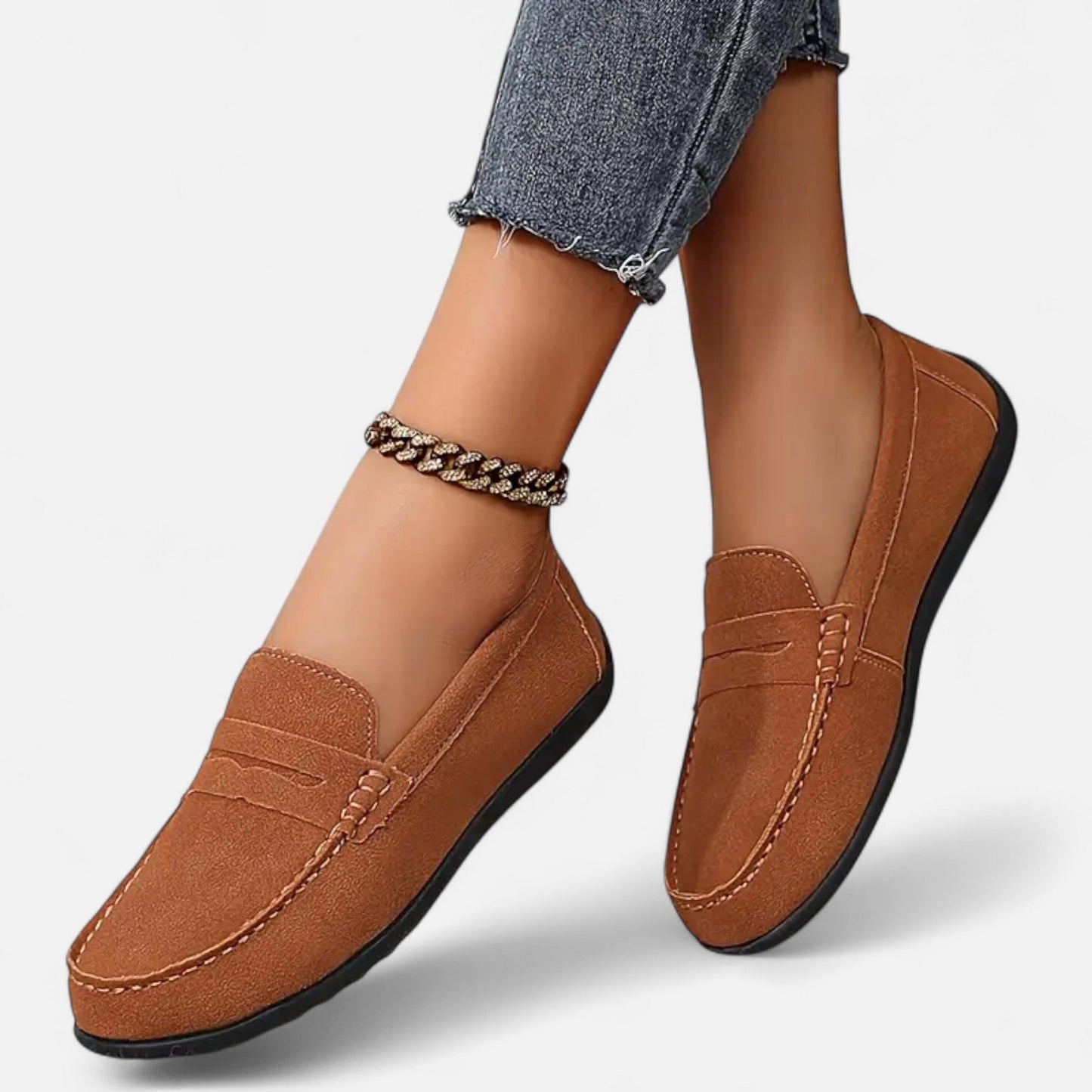 Maison Avenoire | Mocassins Femme Daim Élégance Intemporelle