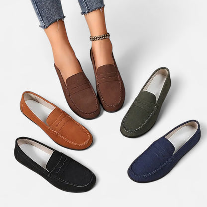 Maison Avenoire | Mocassins Femme Daim Élégance Intemporelle