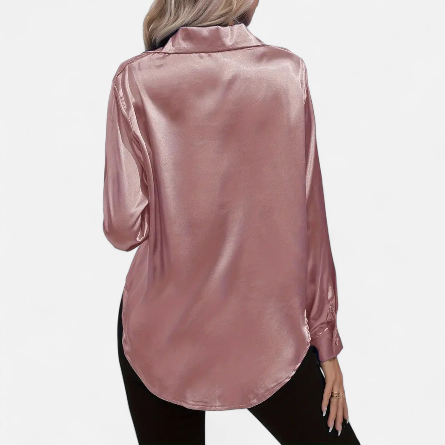 Maison Avenoire | Chemise Femme Satin Col Tailleur