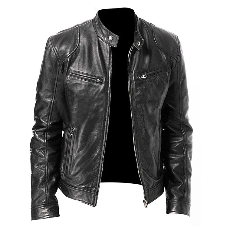 Veste en Cuir pour Homme Racer Bellvian - BL156