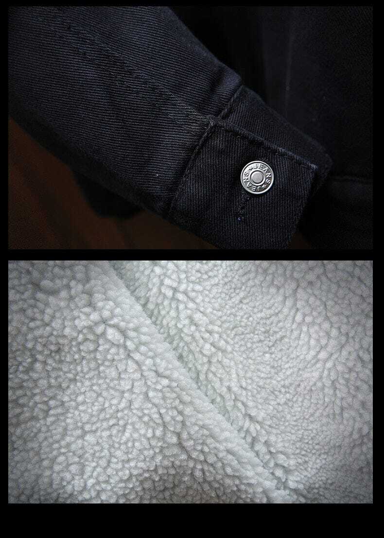 Veste en Jean pour Homme Doublée en Laine Bellvian - BL154