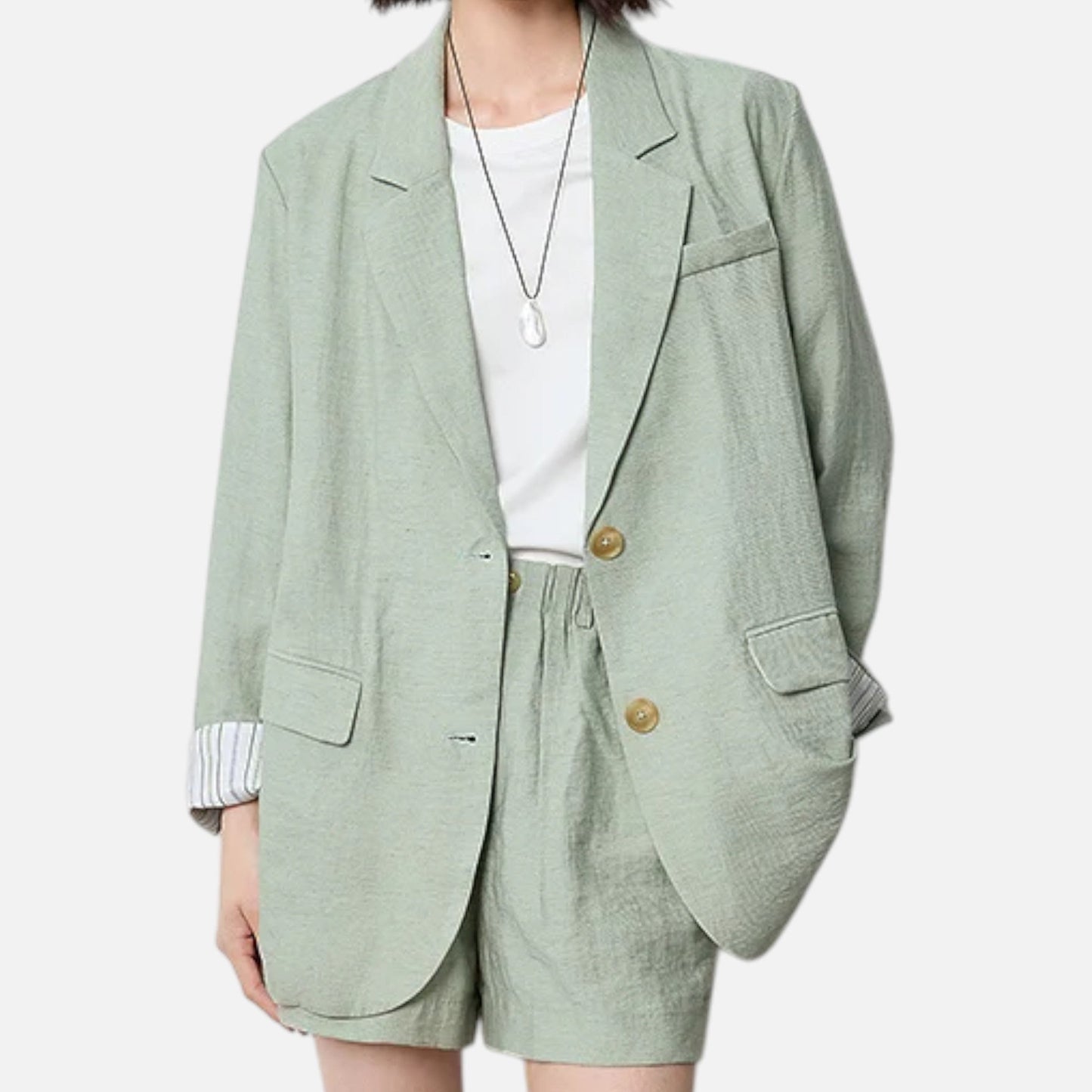 Maison Avenoire | Blazer Femme Lin Élégance Classique