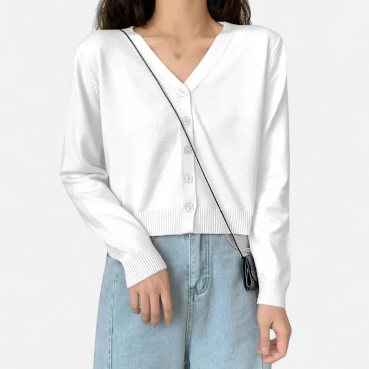 Maison Avenoire | Cardigan Femme Maille Col V Intemporel